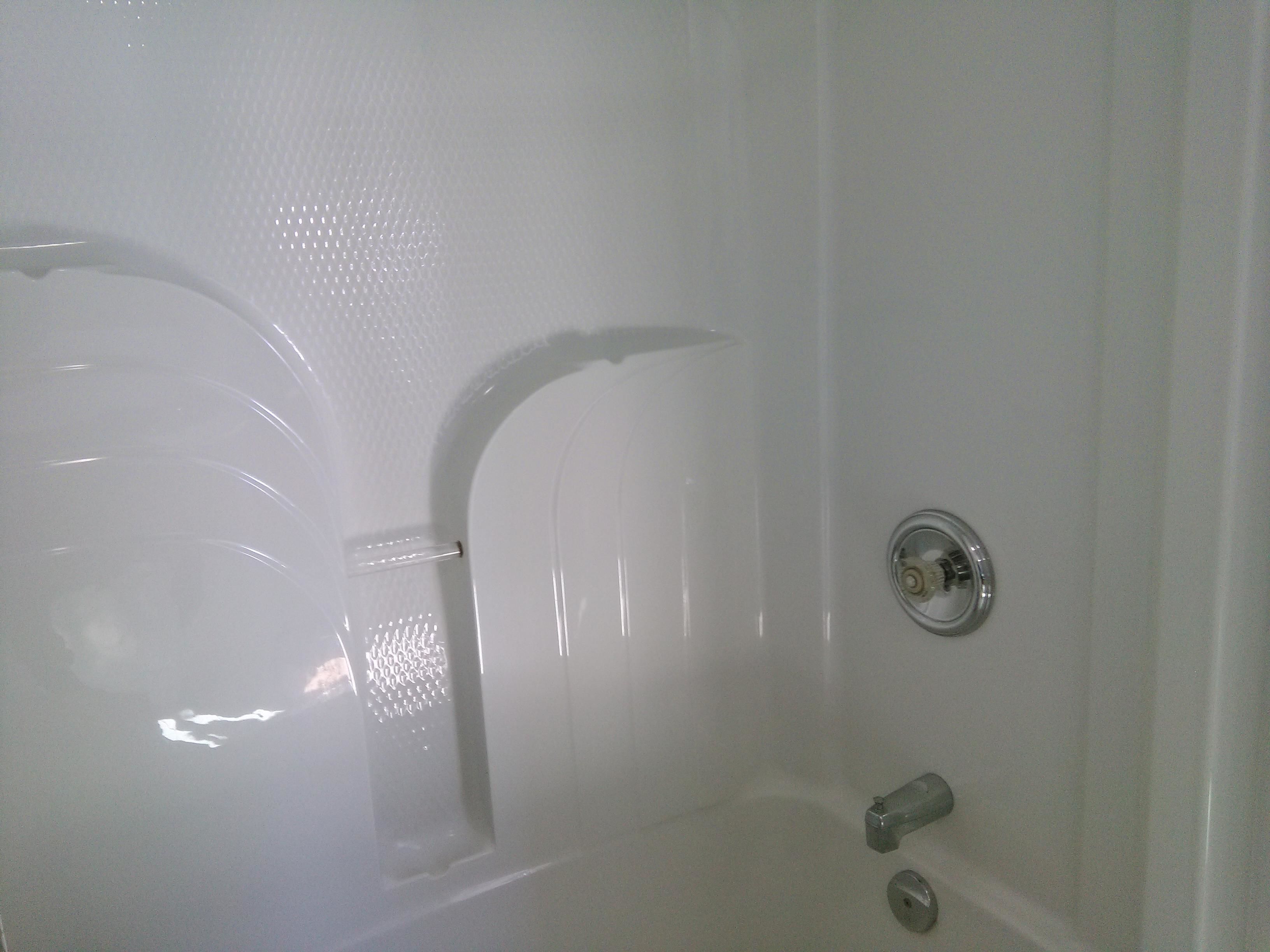 Room, 2 Double Beds | Bathroom shower