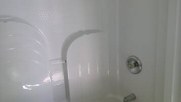 Room, 2 Double Beds | Bathroom shower