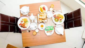 Gratis frukostbuffé varje dag