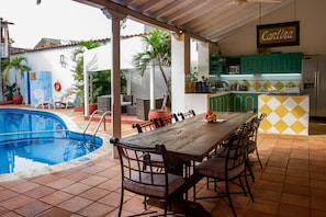 Breakfast area - Hotel Casa Relax (Cartagena)