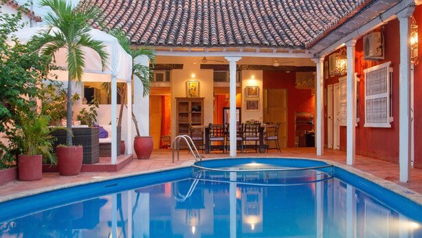 Outdoor pool - Hotel Casa Relax (Cartagena)