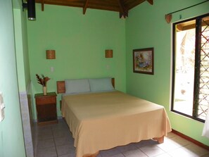 Standard Chalet, 2 Double Beds, Terrace, Garden Area | Bed sheets