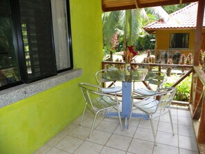 Standard Chalet, 2 Double Beds, Terrace, Garden Area | Balcony