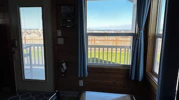 Casa de campo, vista a la bahía, frente al océano | Vista desde la habitación