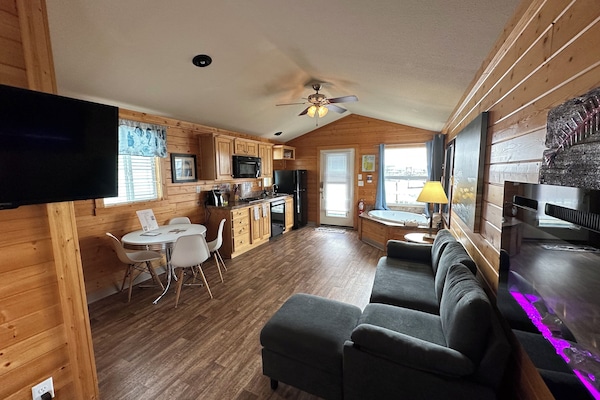 Ferienhaus, 1 Queen-Bett, Whirlpool