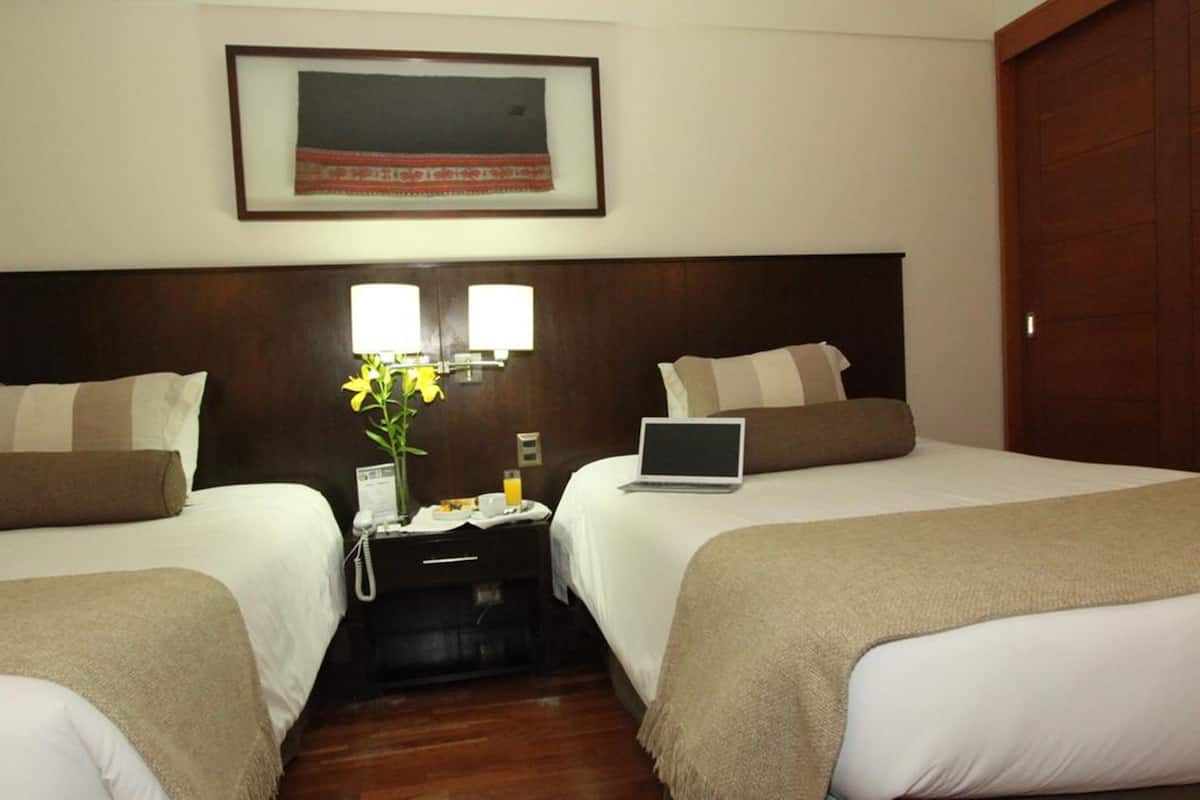 Standard Room, 2 Queen Beds | In-room safe, desk, rollaway beds, free WiFi