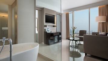 Caixa forta a l'habitació, escriptori i habitacions insonoritzades