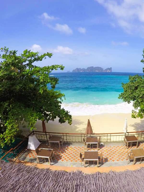 Vue sur la plage/l’océan