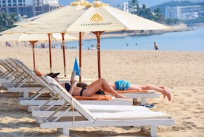Private beach nearby