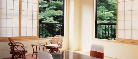 Tsubaki - Japanese Style Room with partial open-air bath | View from property