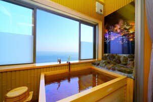 Twin Room(Japanese Western Room) with Open Air Bath | Bathroom