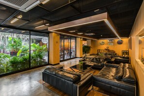 บริเวณนั่งเล่นที่ล็อบบี้