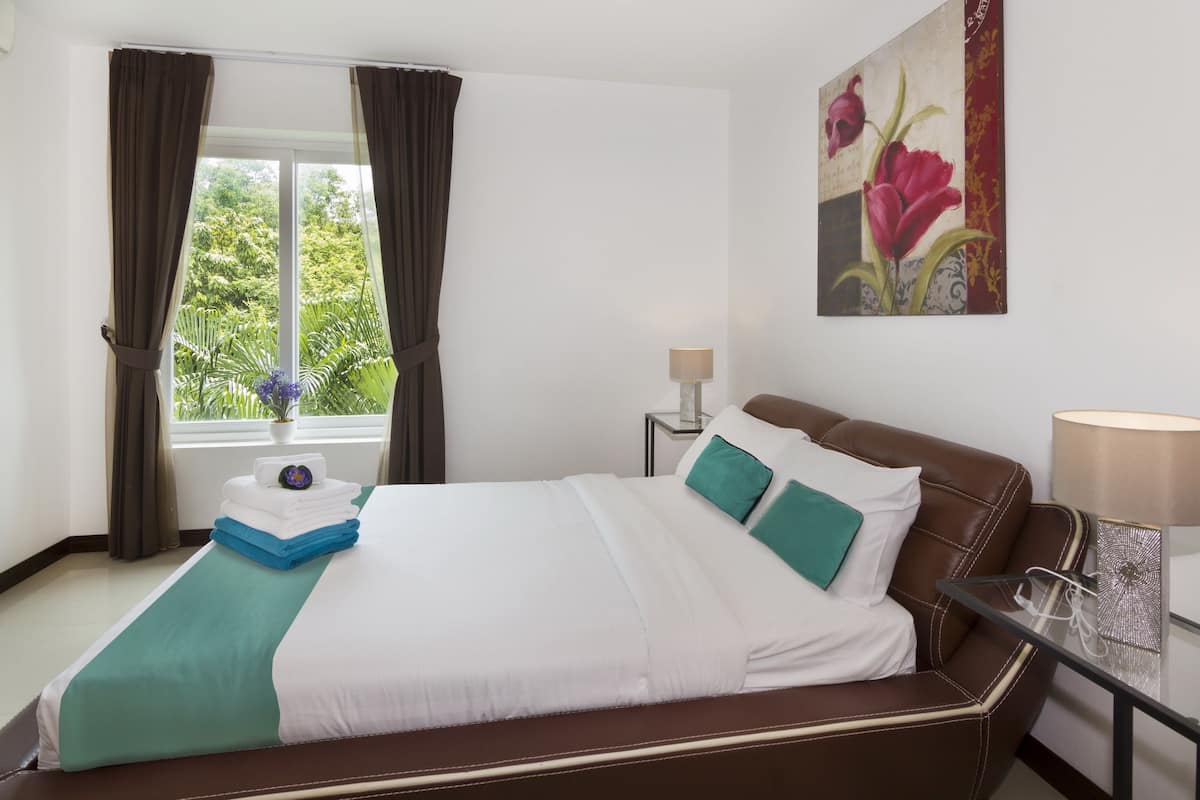 Villa | 1 habitación, sábanas de algodón egipcio y ropa de cama de alta calidad