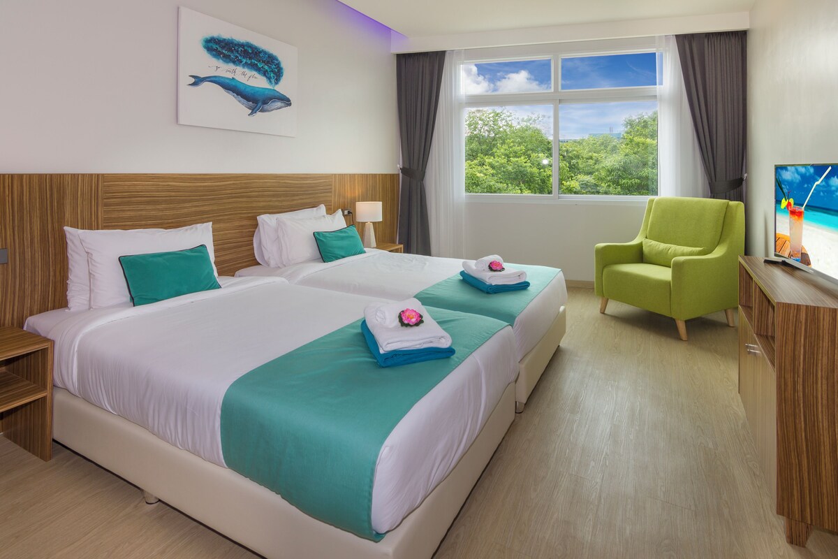Cadar kapas Mesir, peralatan tempat tidur premium, bar mini