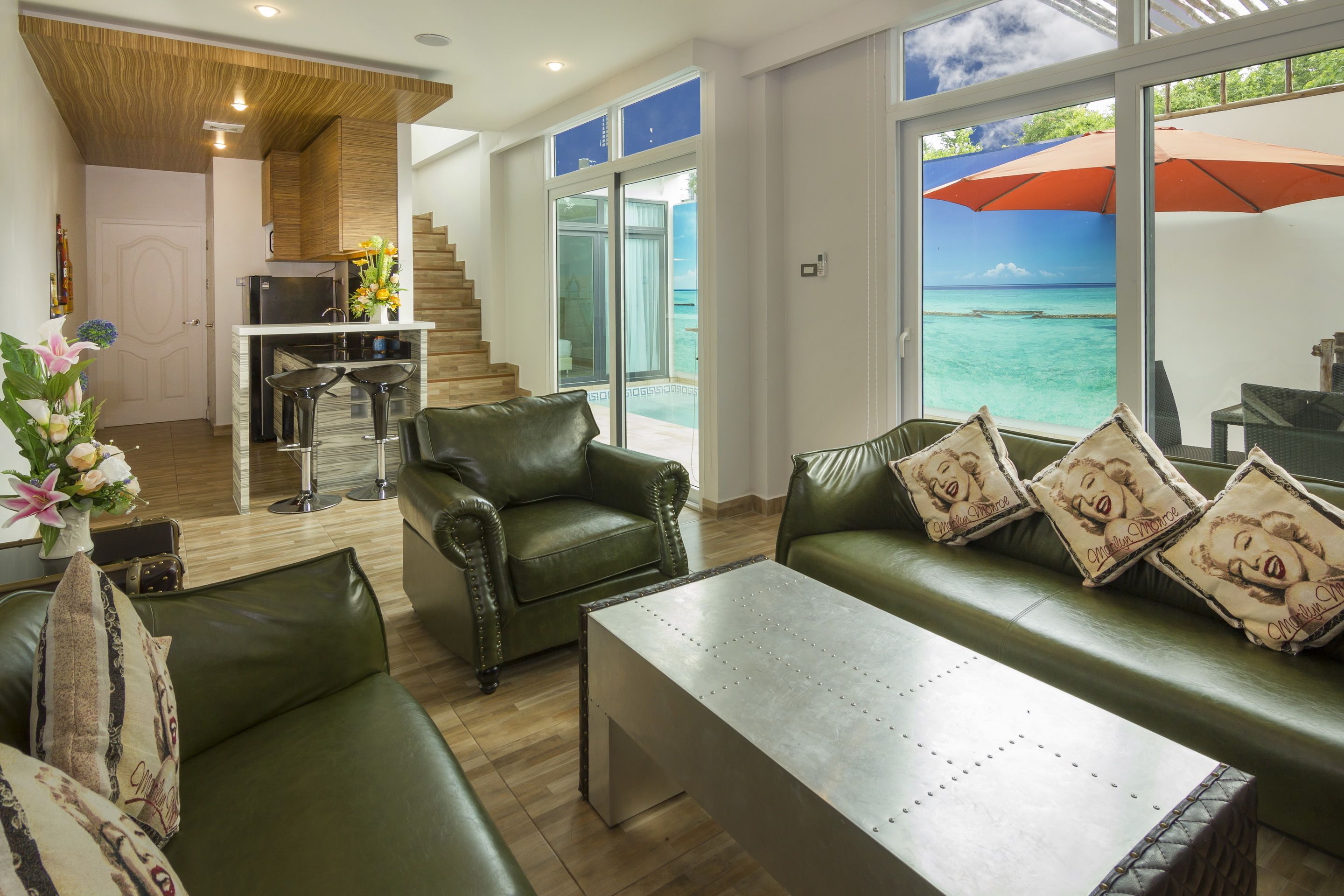 Villa | Egyptiske bomuldslagner, premium-sengetøj, minibar