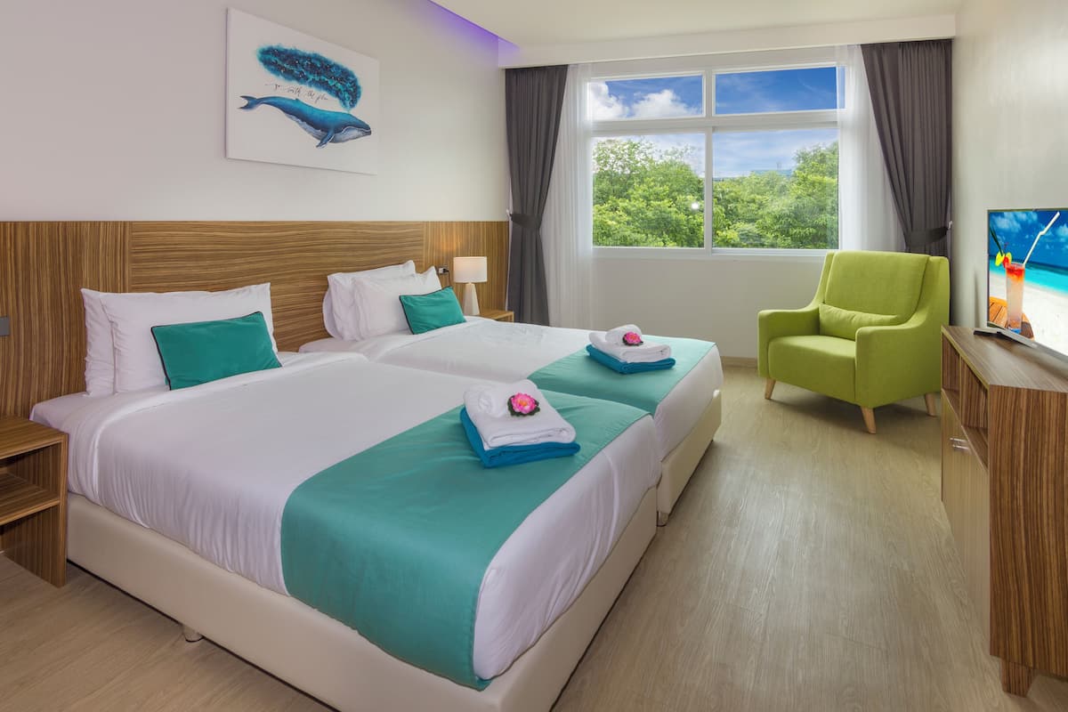 Sábanas de algodón egipcio, ropa de cama de alta calidad y minibar