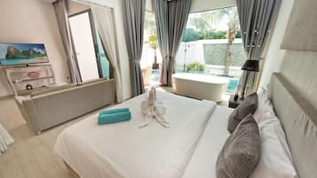 Villa | Sengetøy i egyptisk bomull, sengetøy av topp kvalitet og minibar