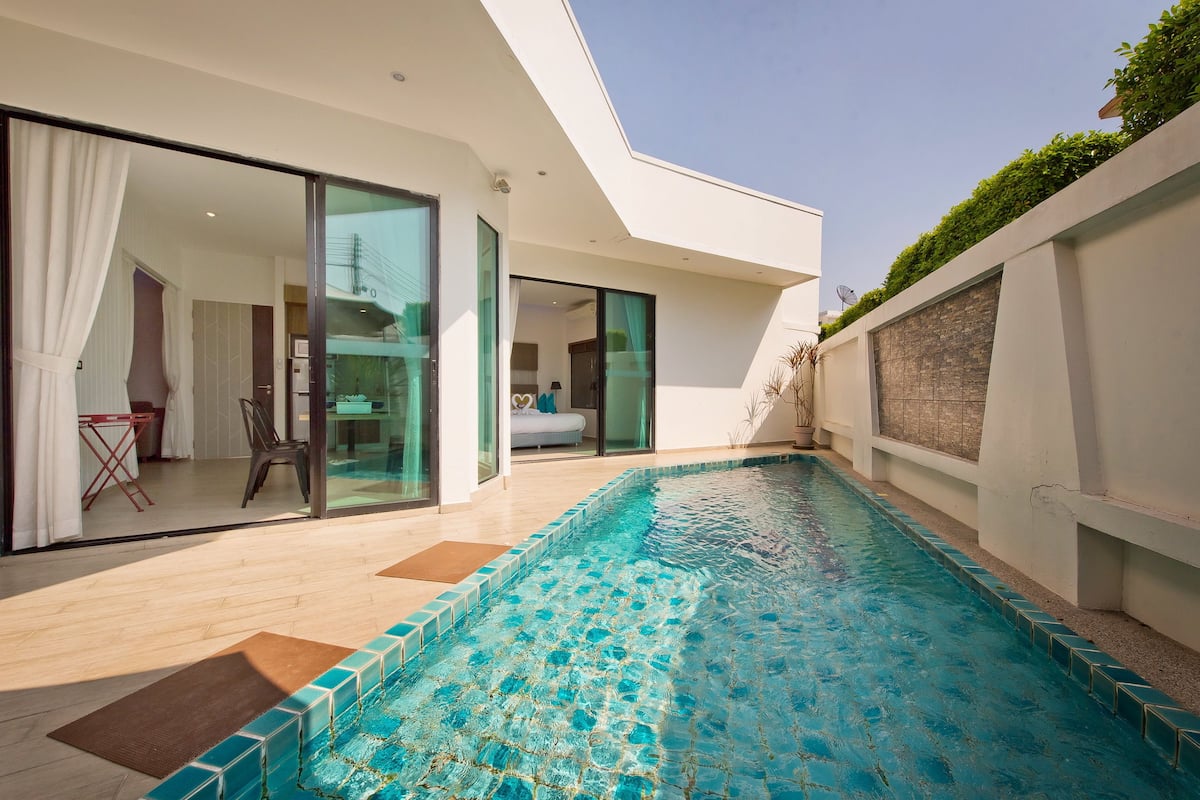 Villa | Sábanas de algodón egipcio, ropa de cama de alta calidad y minibar