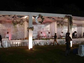 Área externa para casamento