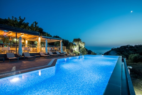 2 outdoor pools, pool loungers. Aqua Oliva Resort