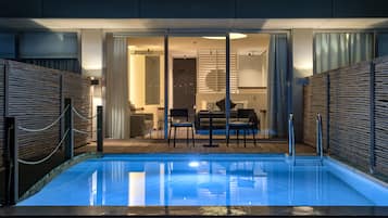 Luxury Partial Sea View Room with Pool | Vista do quarto