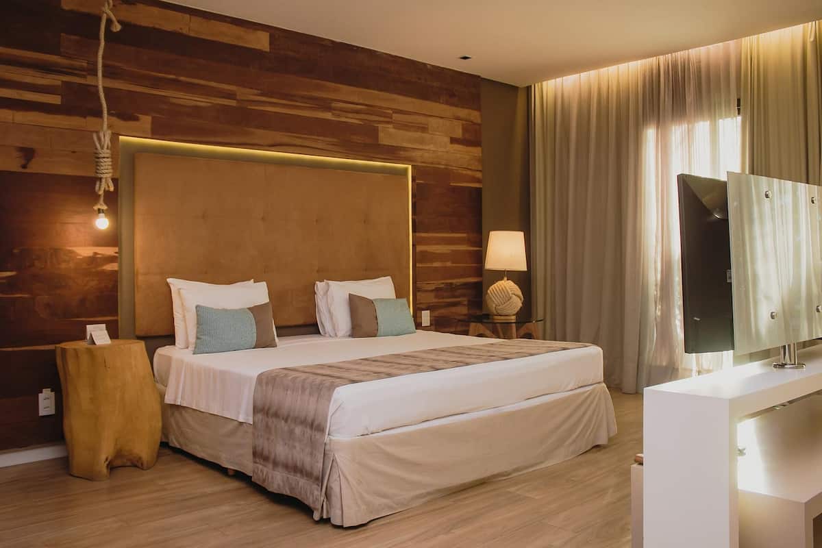 Ropa de cama de alta calidad y minibar