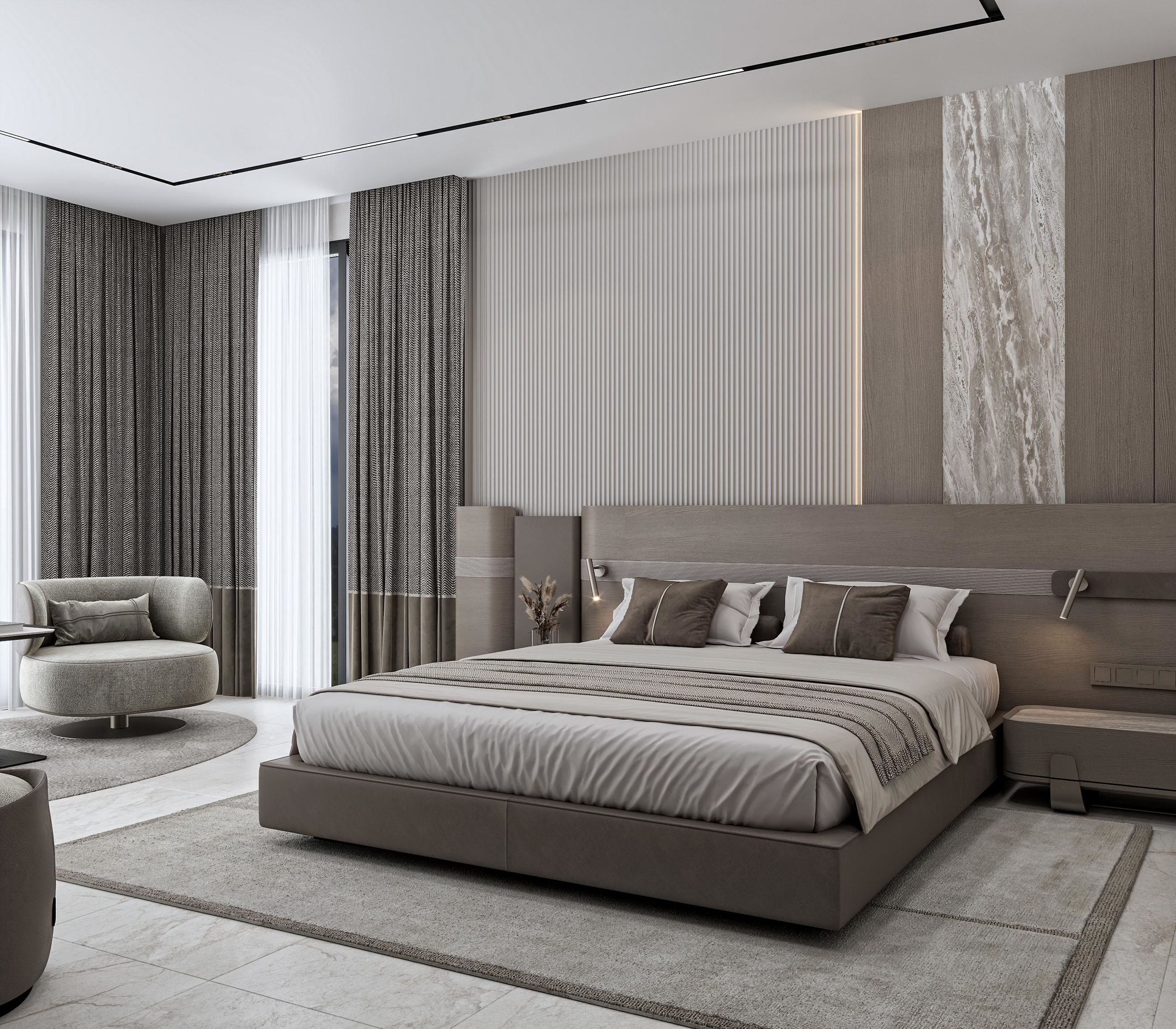 Family Garden Suite, 2 Bedroom | Minibar med vissa gratis produkter och värdeförvaringsskåp på rummet