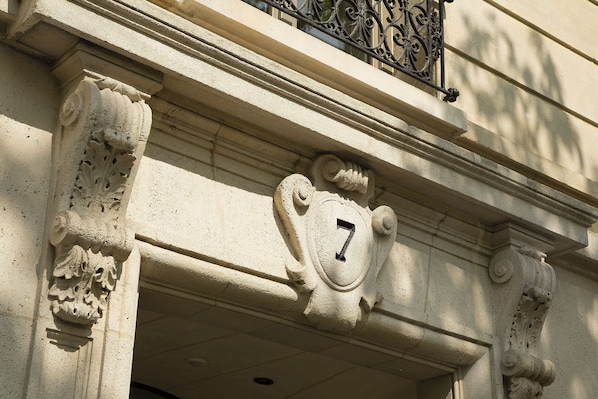 Fassade der Unterkunft