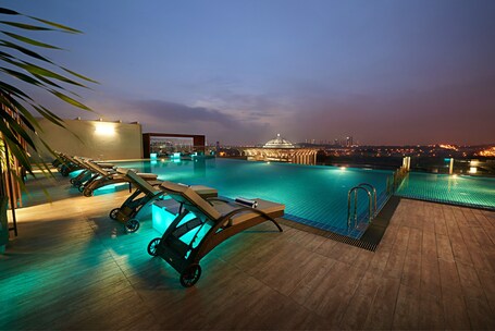 Piscina en la azotea