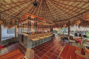 Poolside bar