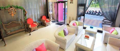 Lobby sitting area