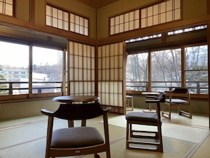 Quarto tradicional, para não fumantes, no canto (Japanese-Style,with Futon) | Wi-Fi de cortesia