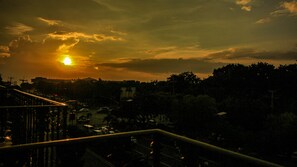 Vue depuis le balcon