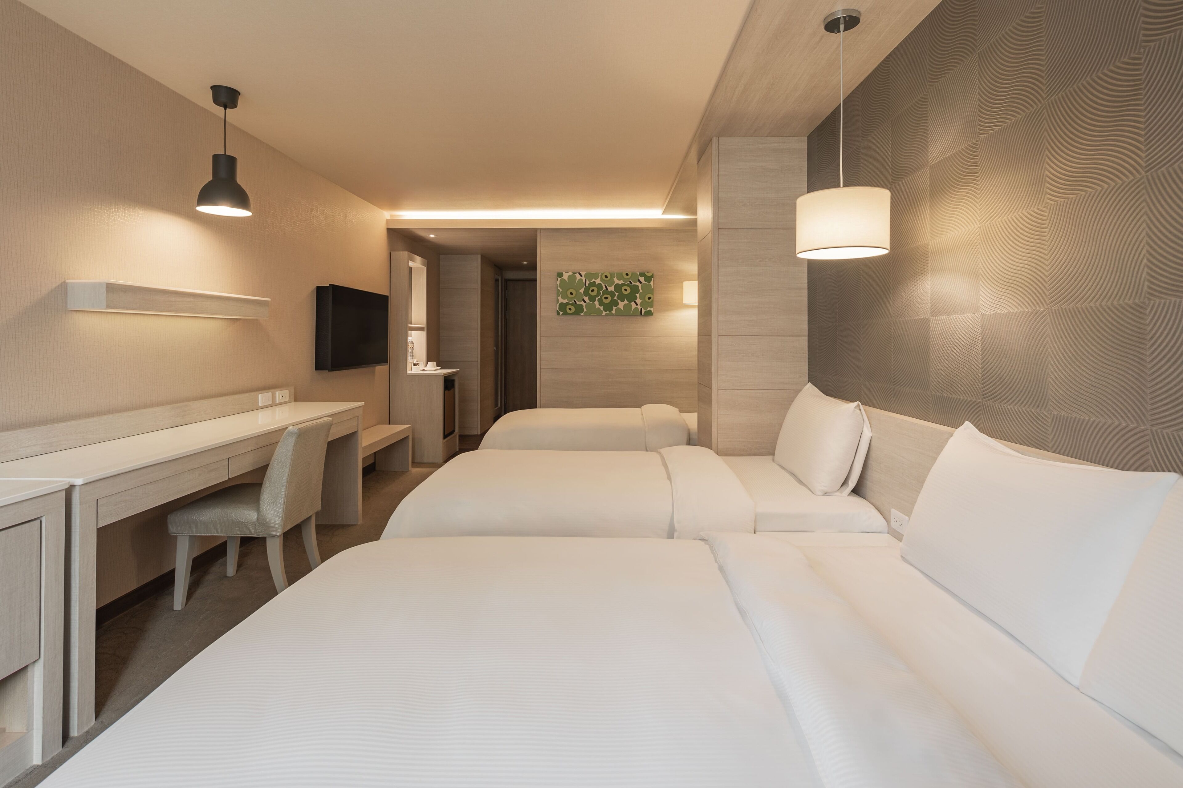 elite quadruple room | living area | 48-inch lcd tv with cable channels, tv