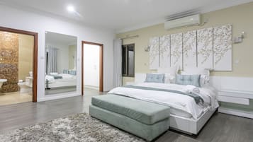 Departamento, 3 habitaciones | Ropa de cama de alta calidad y camas Tempur-Pedic