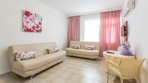 Apartment, 1 Bedroom | Living area | LCD TV - Heaven Beach Apart (Manavgat)