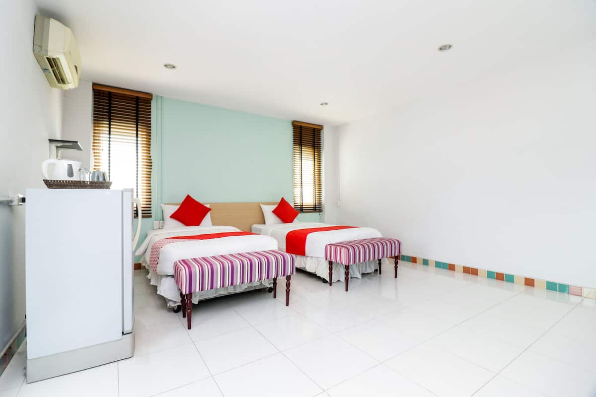 Kamar Twin Deluks | Meja kerja, Wi-Fi gratis, dan seprai linen