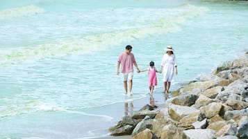 Private beach