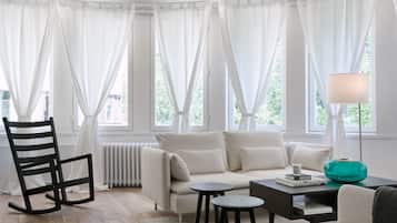 Luxury Apartment, 1 Bedroom | Living area | Flat-screen TV