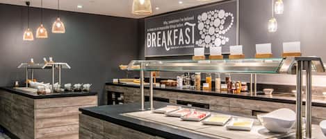 Daily buffet breakfast (EUR 17.9 per person)