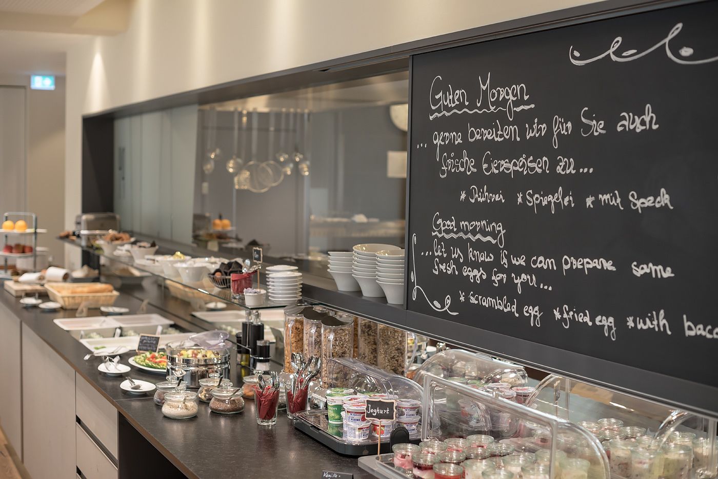 daily buffet breakfast (eur 15 per person)
