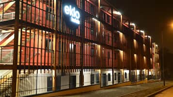 Front of property – evening/night