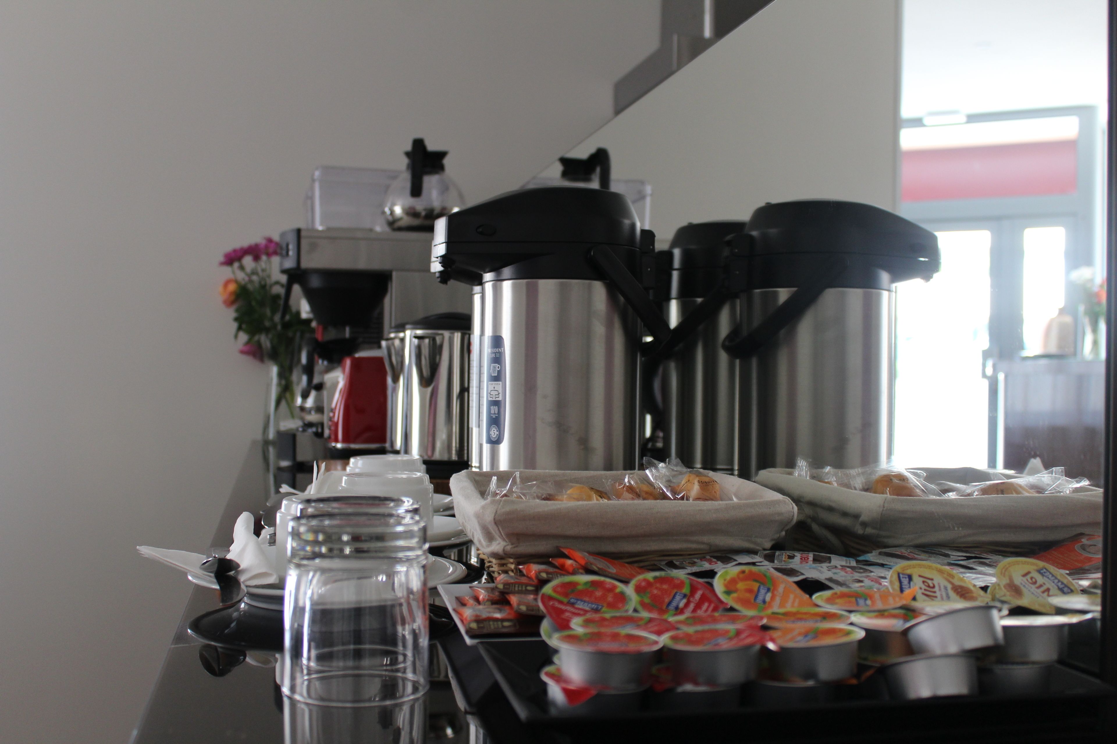 daily buffet breakfast (eur 14 per person)