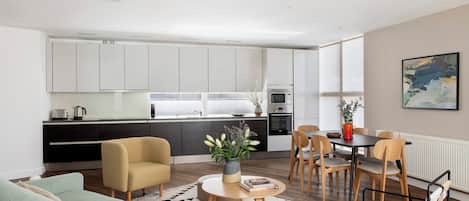 Superior Apartment, 3 Bedrooms | Living area | 0-inch flat-screen TV with digital channels, TV