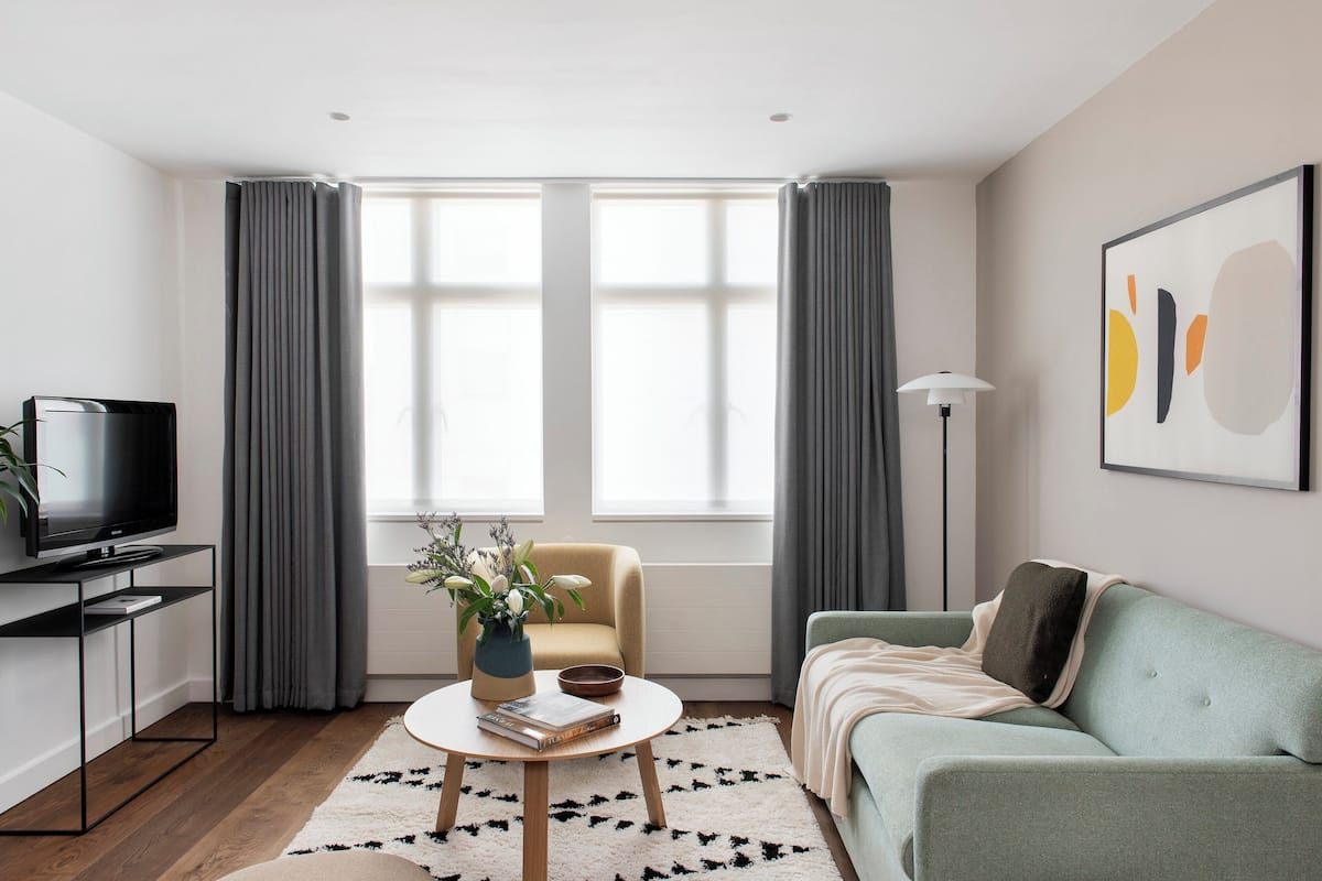 Standard Apartment | Living area | 0-inch flat-screen TV with digital channels, TV