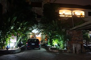 Front of property - evening/night