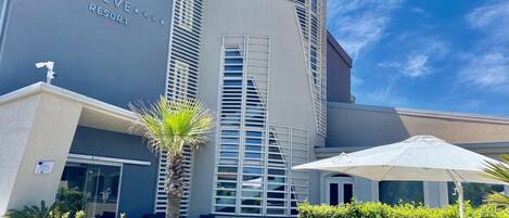 Façade de l’hébergement