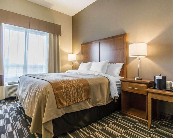 Premium bedding, pillow-top beds, desk, iron/ironing board