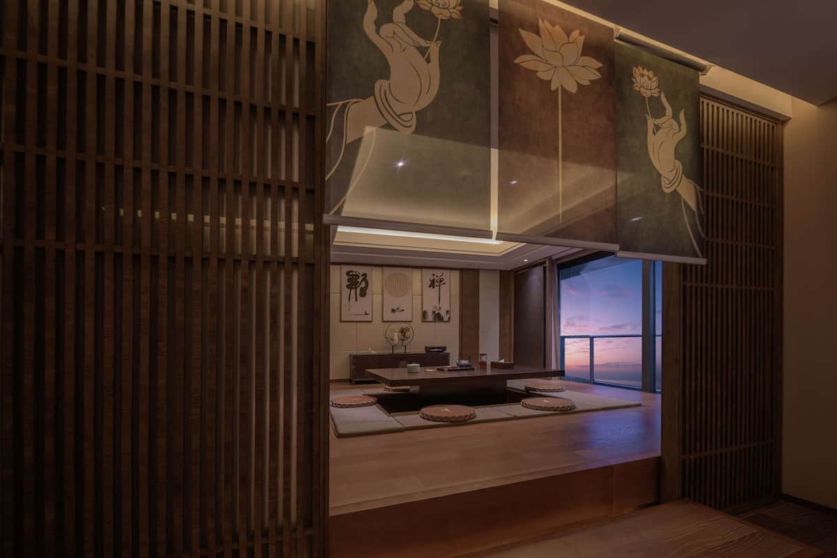 Suite (Putuo Island) | Area soggiorno | TV LED
