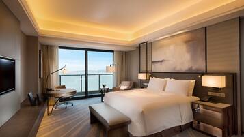 Premium bedding, minibar, in-room safe, desk